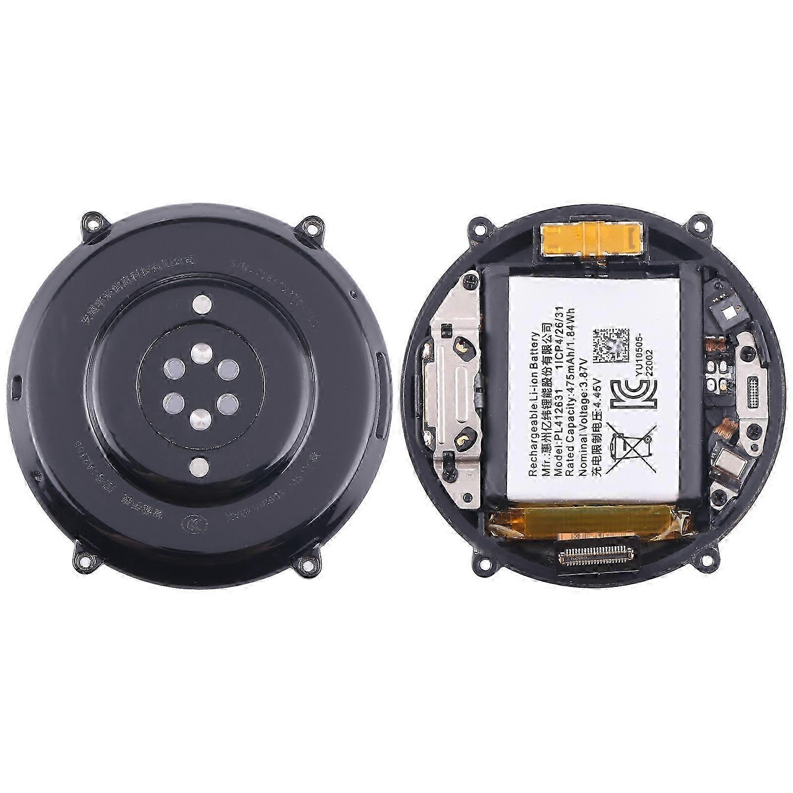 Smartwatch Back Cover Assembly with Battery - Compatible Replacement Part