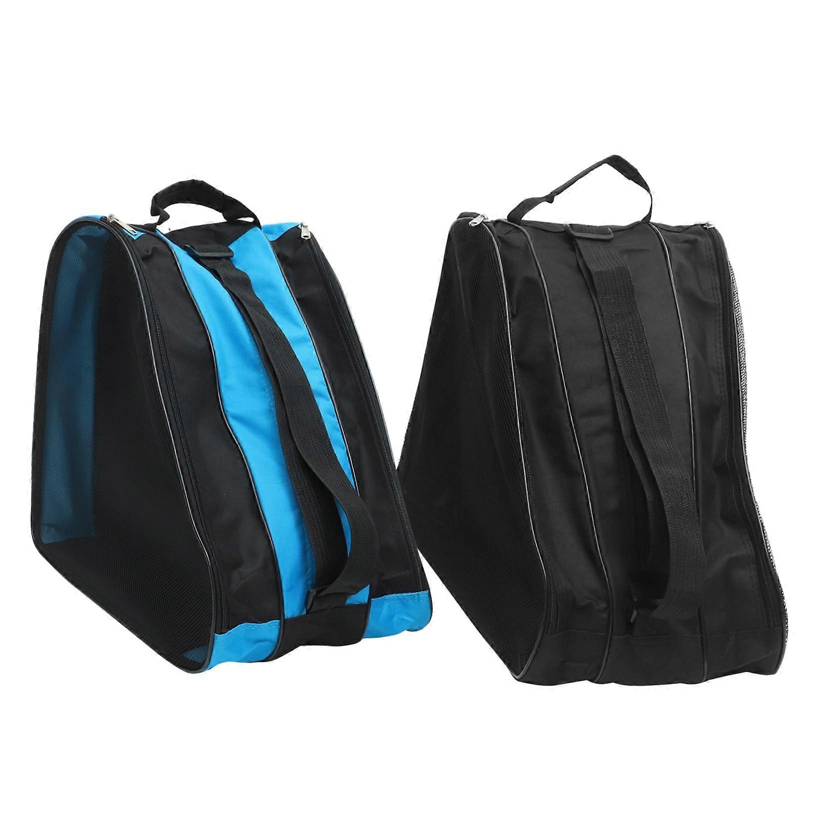 2pcs Rollschuhe Tasche Gurt Oxford Stoff Material Verstellbarer Gurt Unisex Passt Männern Frauen Jungen Mädchen Leicht zu tragen