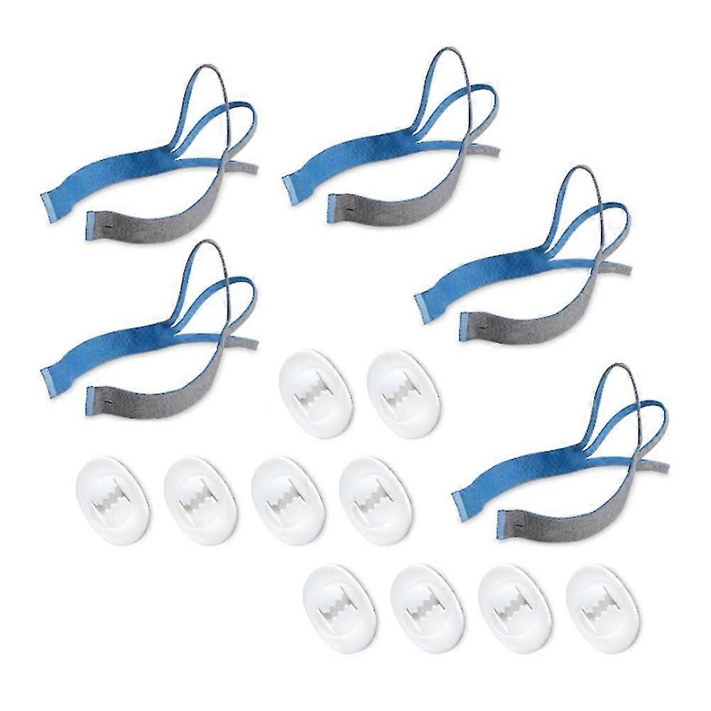 P10 nasal pillow mask with 5pcs straps and 10pcs clips