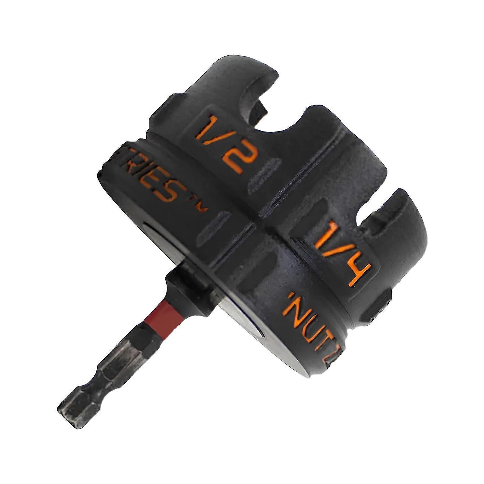 Screwdriver attachment for drills Robust drill screwdriver bit, portable mounting aid without slipping for DIY, automotive, and construction.