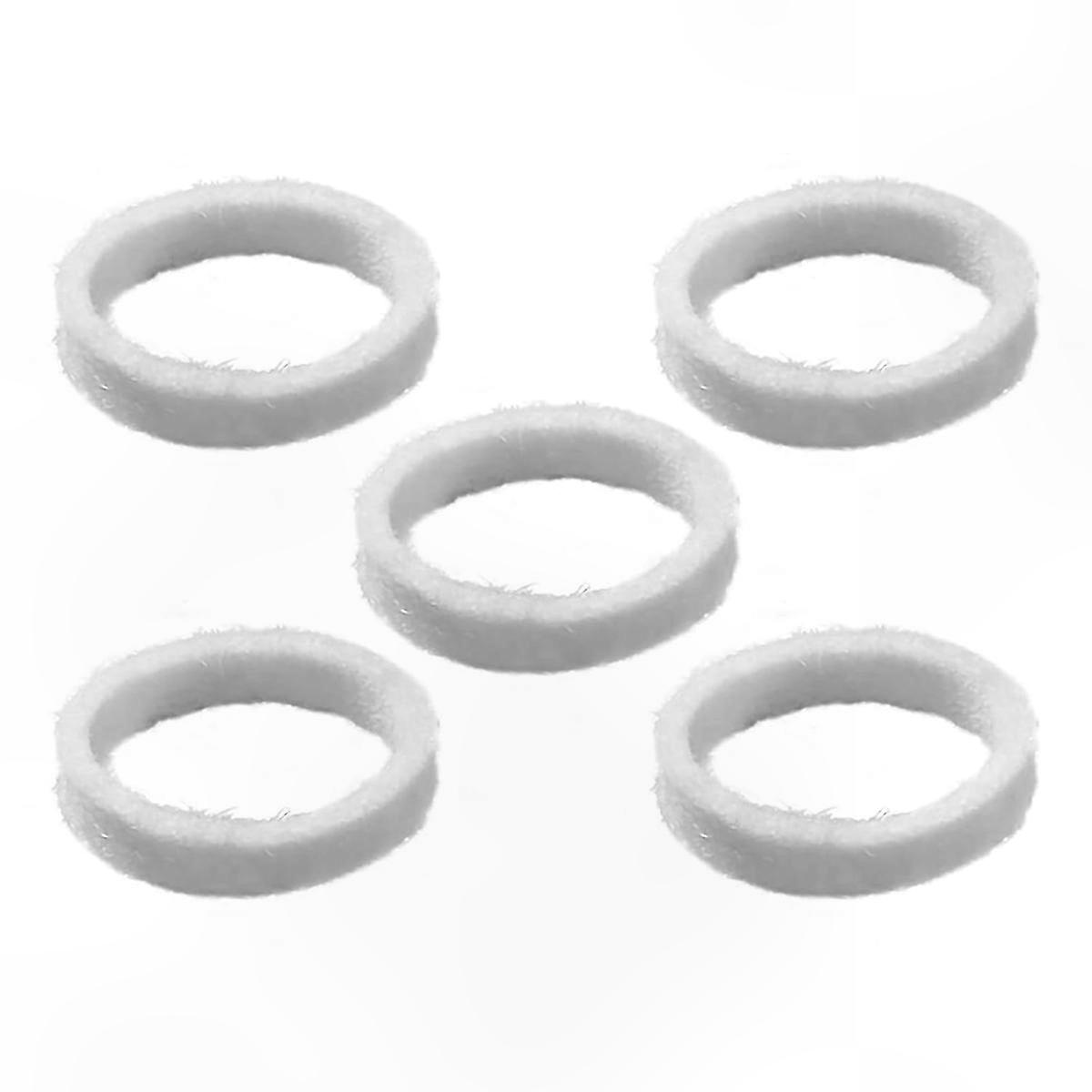 5-Pack Felt Washers for Espresso Machine Grinders Fits Various Models