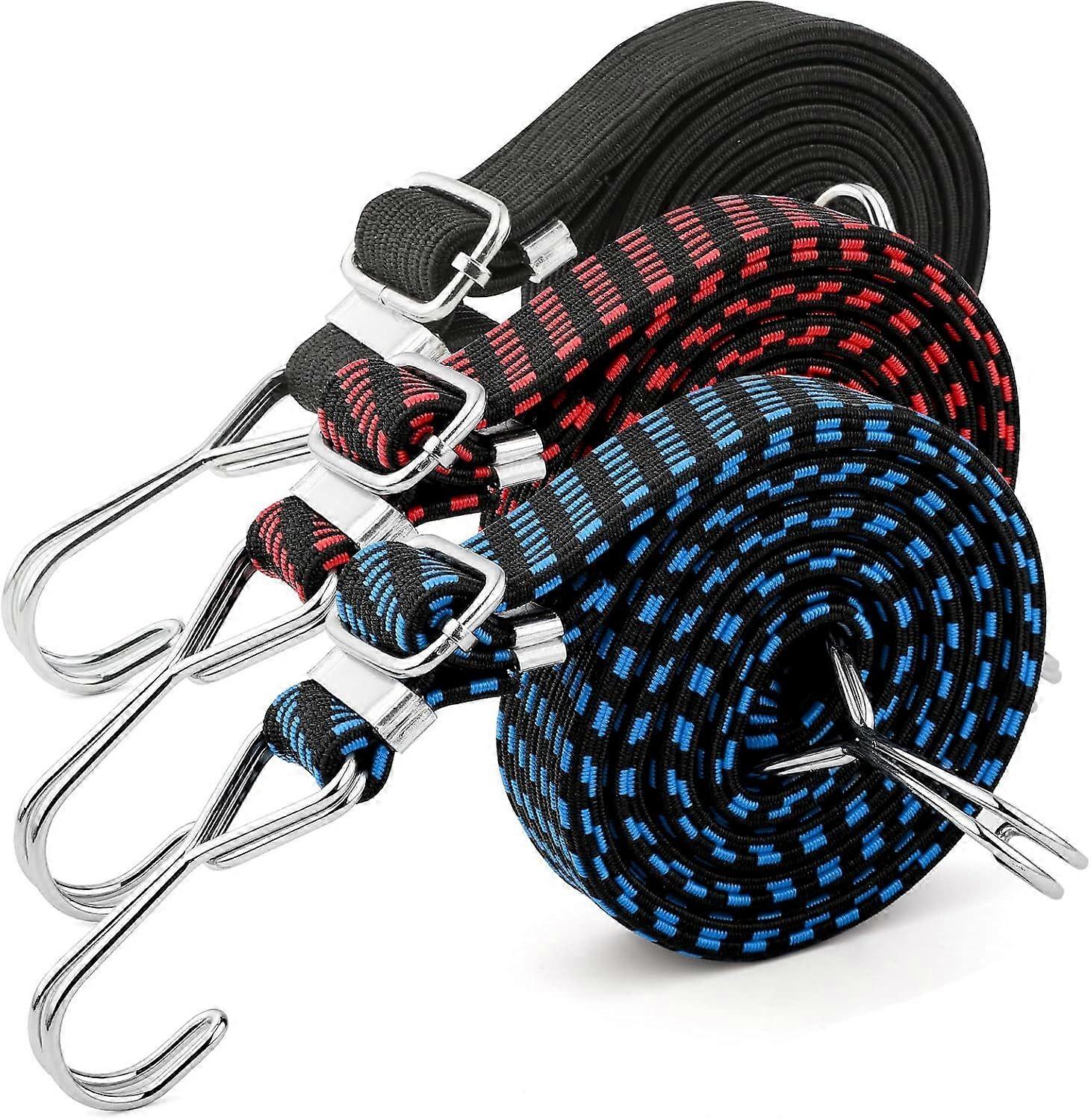 Carivent 3 PCS Tie Down Strap, Lashing Strap with Buckle Claw Strap for