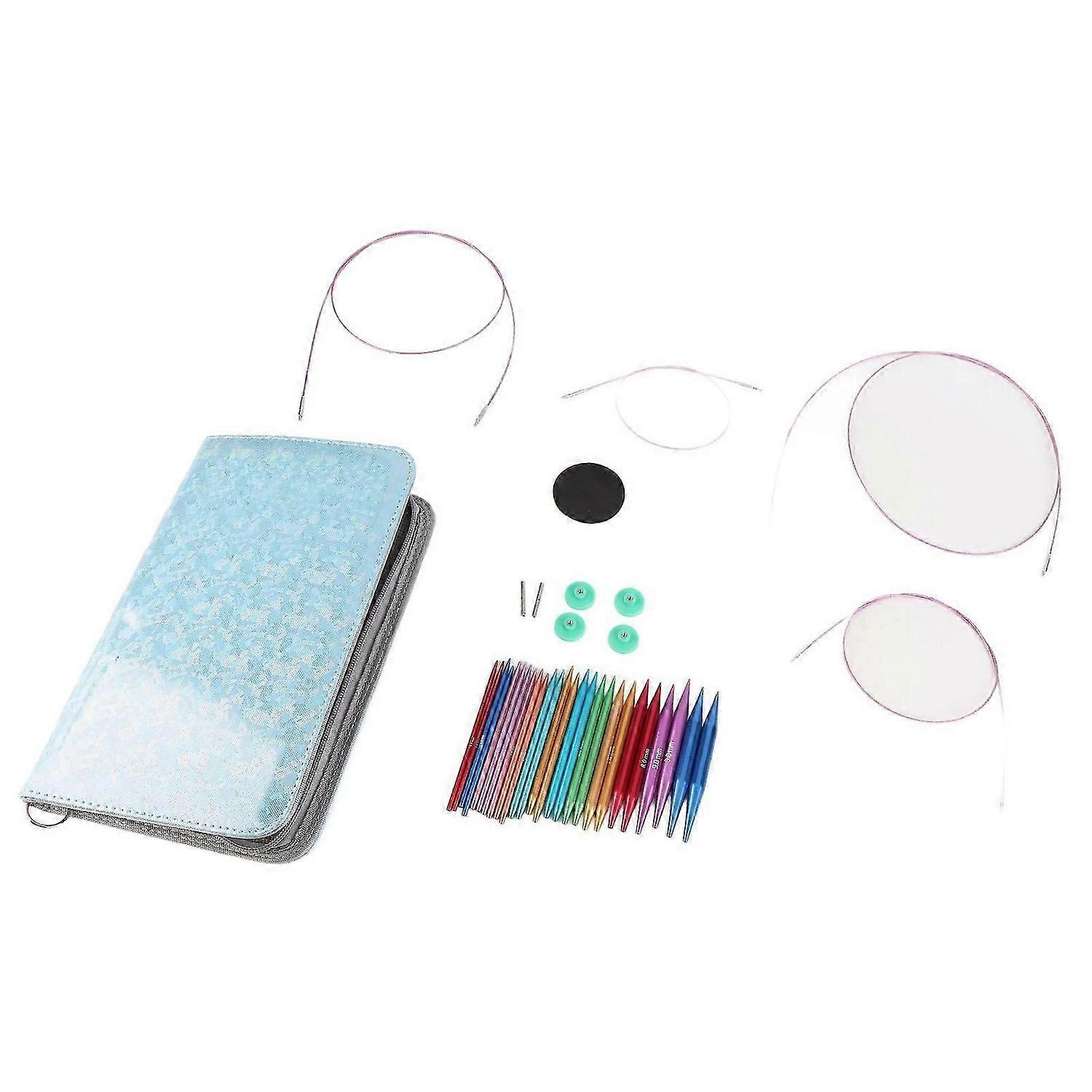 2025 Latest Model Circular Knitting Needle Set 3 to 10mm Interchangeable