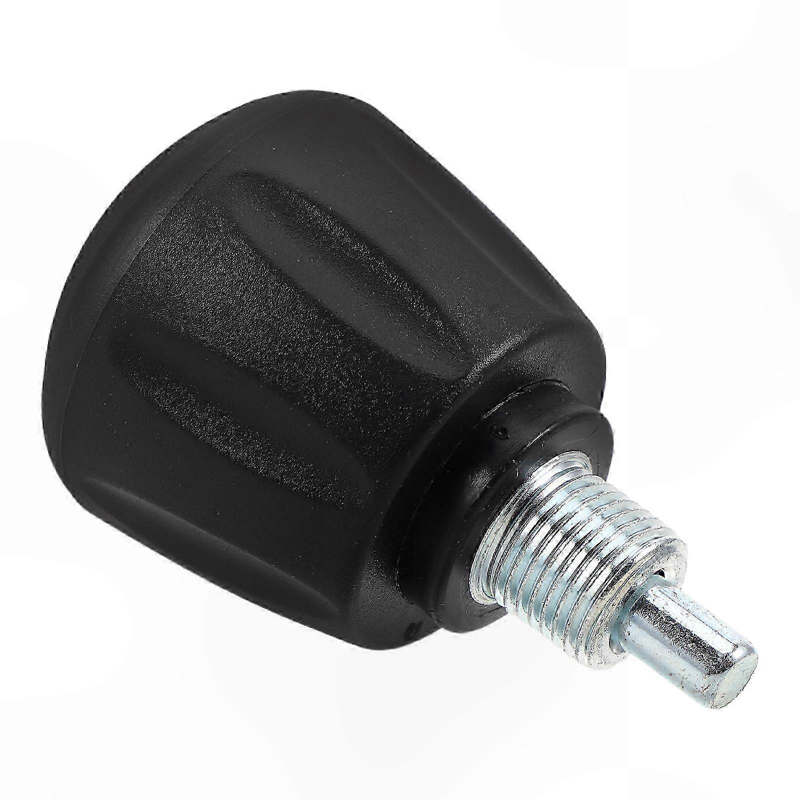 Black Exercise Bike Knob for Home Gym Equipment, Secure Fitness Machine Part, 1 Set