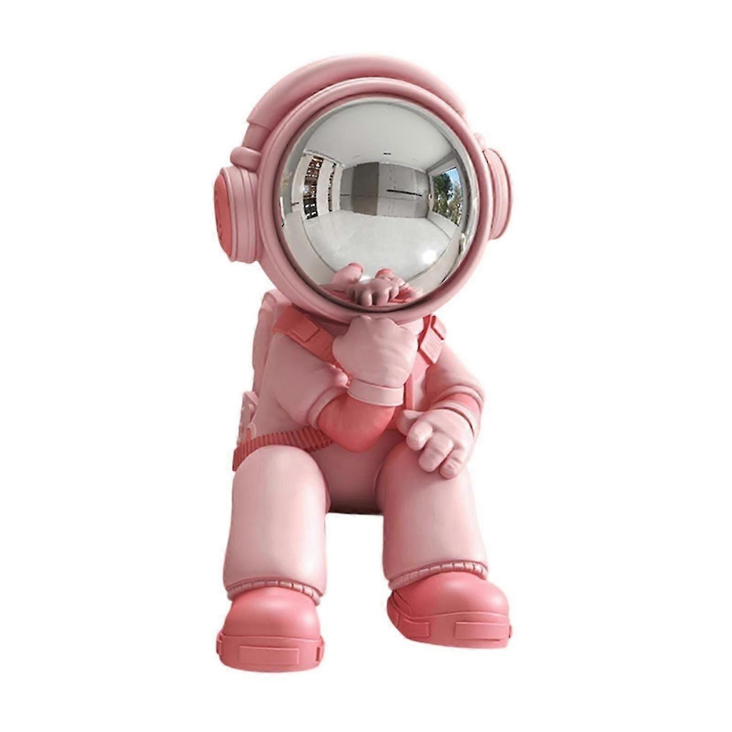 Astronaut Statue Resin Tabletop Ornament for Shelf Table Centerpiece Bedroom