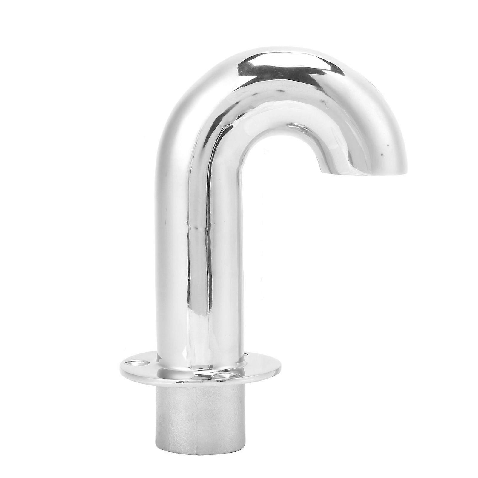 1.4in Gooseneck Vent Pipe Door Window Vent Tube Fitting Connector 316 Stainless Steel for Marine Boat