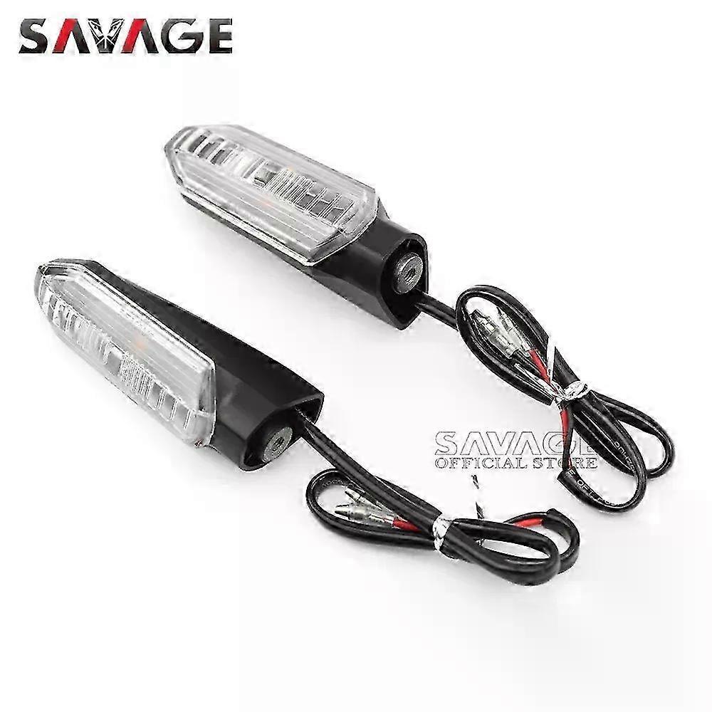 Front and Rear Turn Signal Lights, Suitable for CRF1100L CRF450L X-ADV, ABS Material LED Flashing Lights