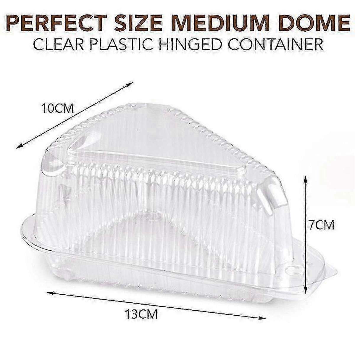 100Pcs Triangle Cheesecake Boxes Slice Cake Box Triangle Pie Holders Cake Boxes compatible with Bakery Party Wedding