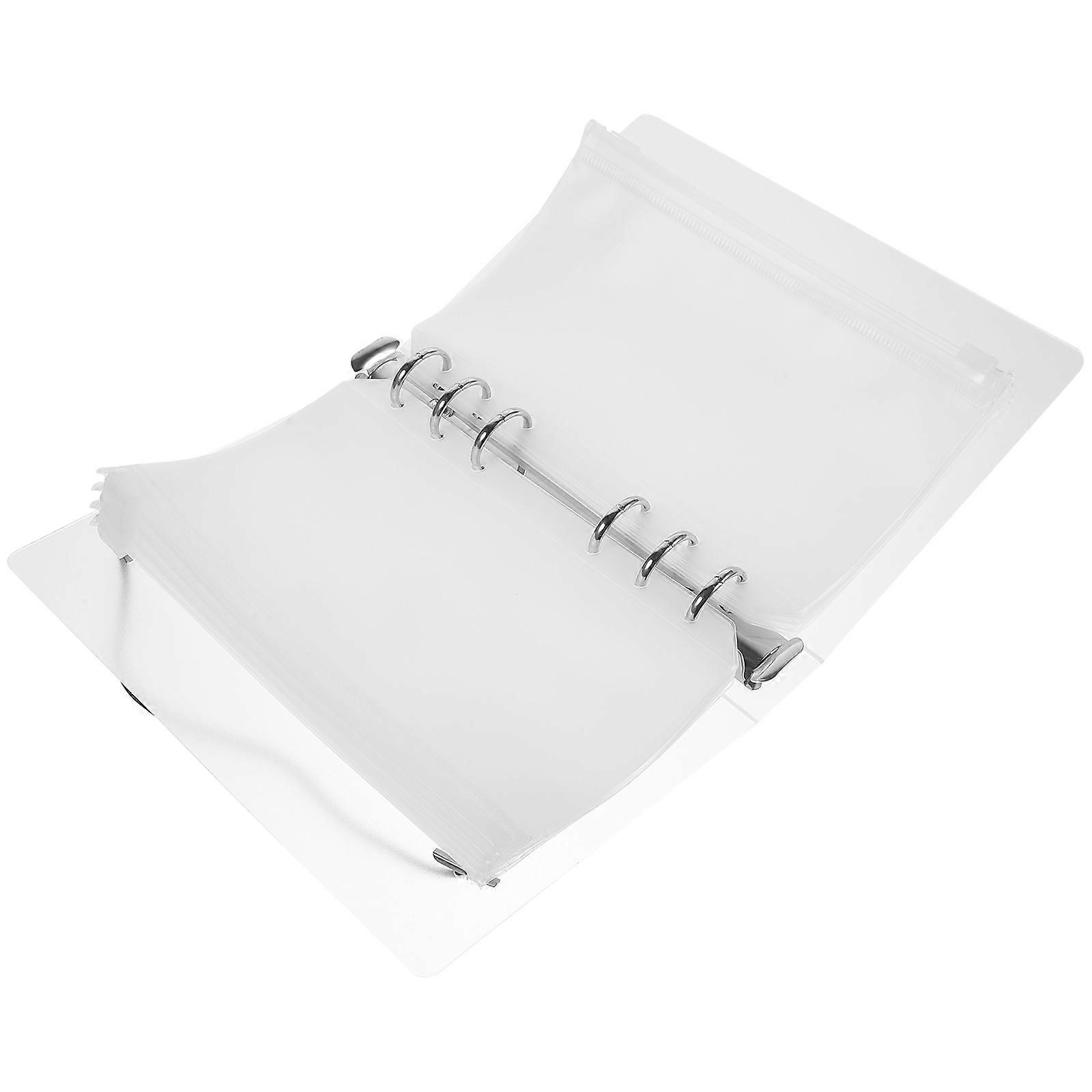 Pill Bags Binder Sets for Storage with 4Sets of Self Sealing Pouches