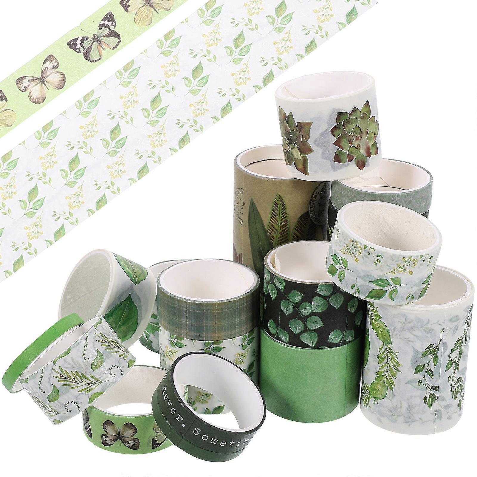 Decorative Adhesive Hand Account Tape for Crafting 18 Rolls Set