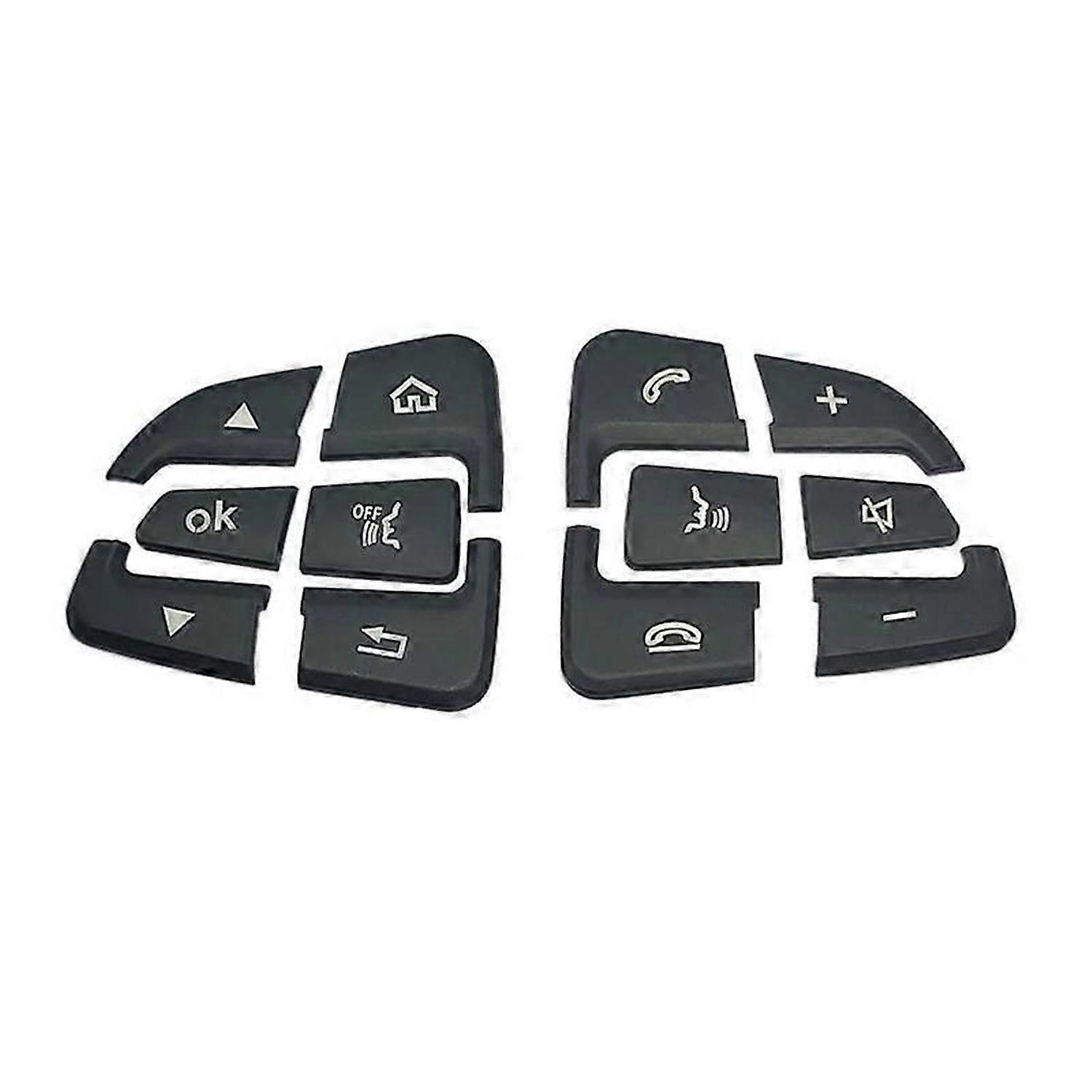 Car Steering Wheel Button Covers Trim Stickers for GLC X253 C Class W205 CLA GLA a Class X156 C117 W