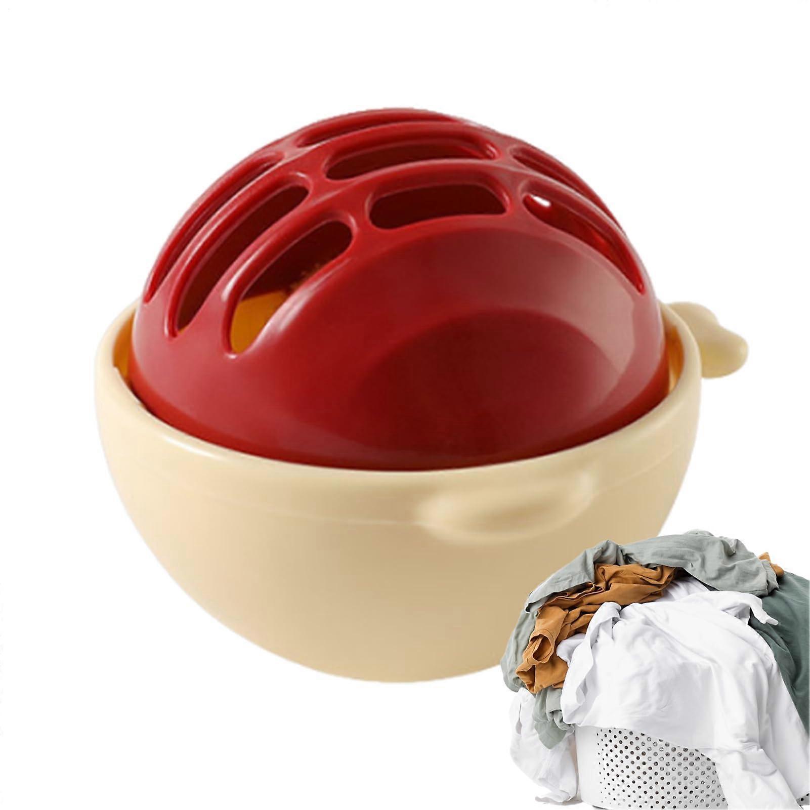 Dog Hair Catcher Reusable Lint Remover for Washing Machine Floating Mesh Design Durable Material Easy to Clean Red