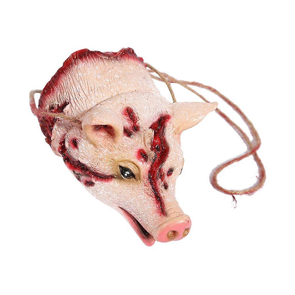 Hallowen Decoration Pig Head Shape Decoration Use Tool for Hanging