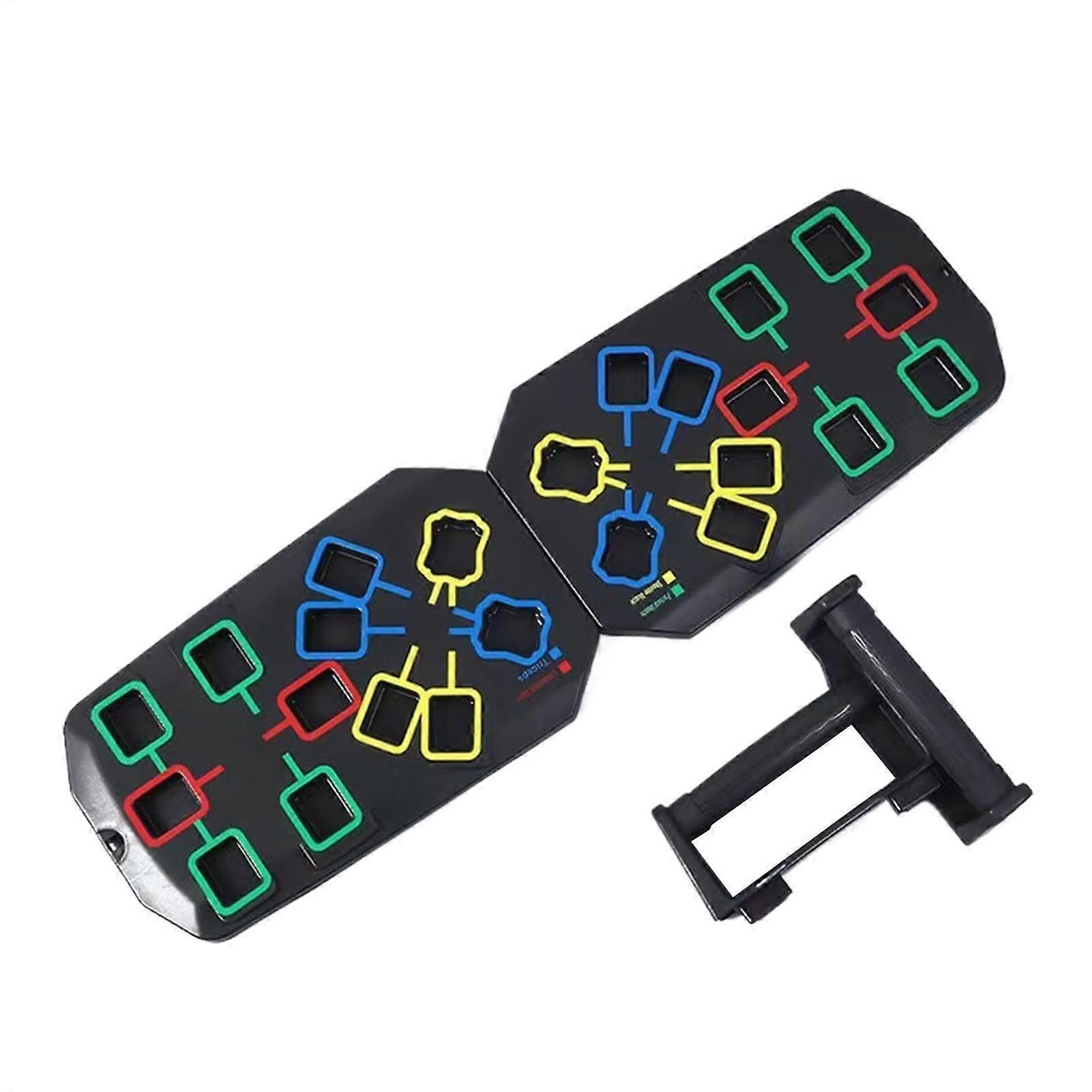 Push Up Challenge Board Foldable Push Up Board NonSlip Multipurpose Chest Muscle Exercise Board Strength Conditioning