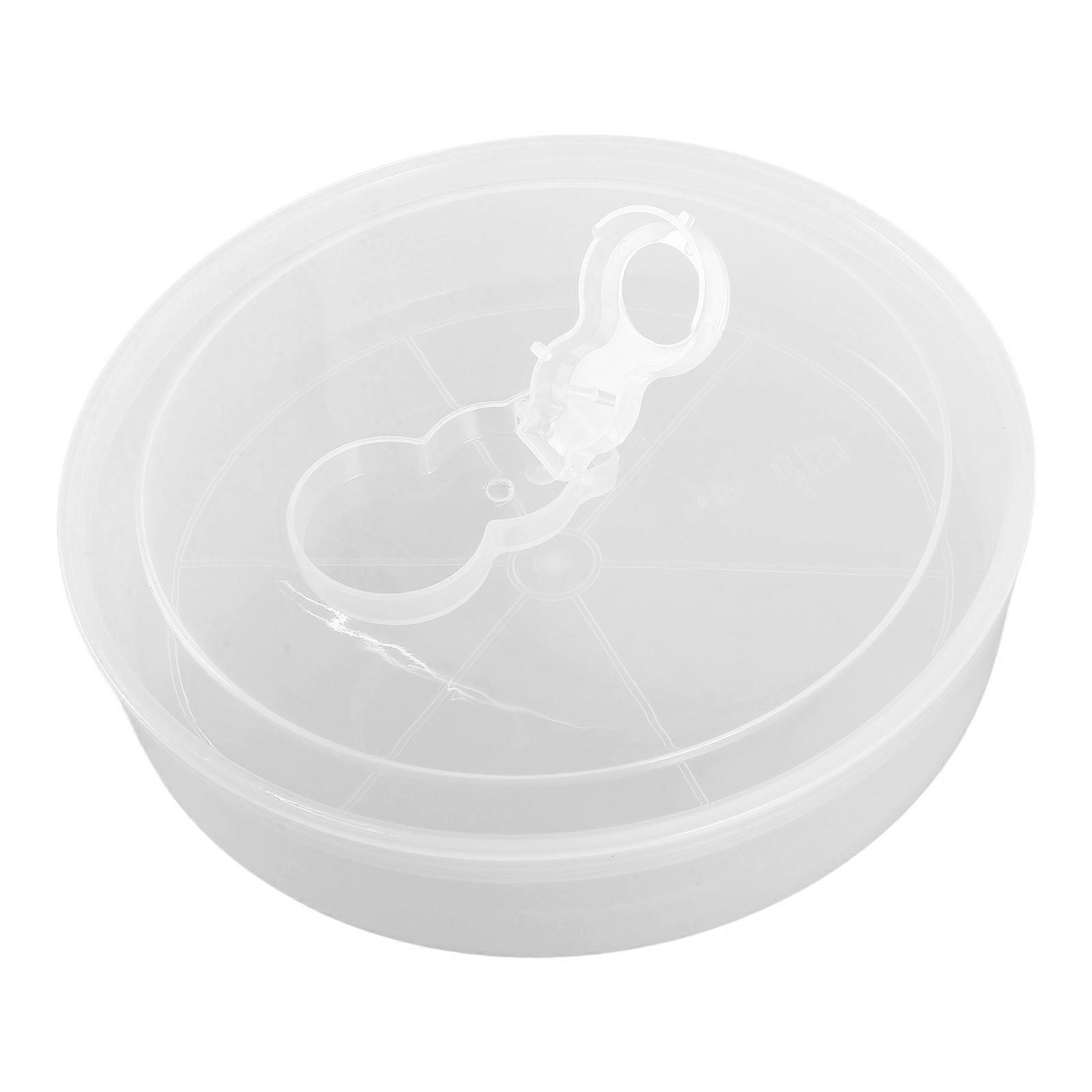 3Pcs Candy Nut Serving Container with Lid Plastic Round Organizer