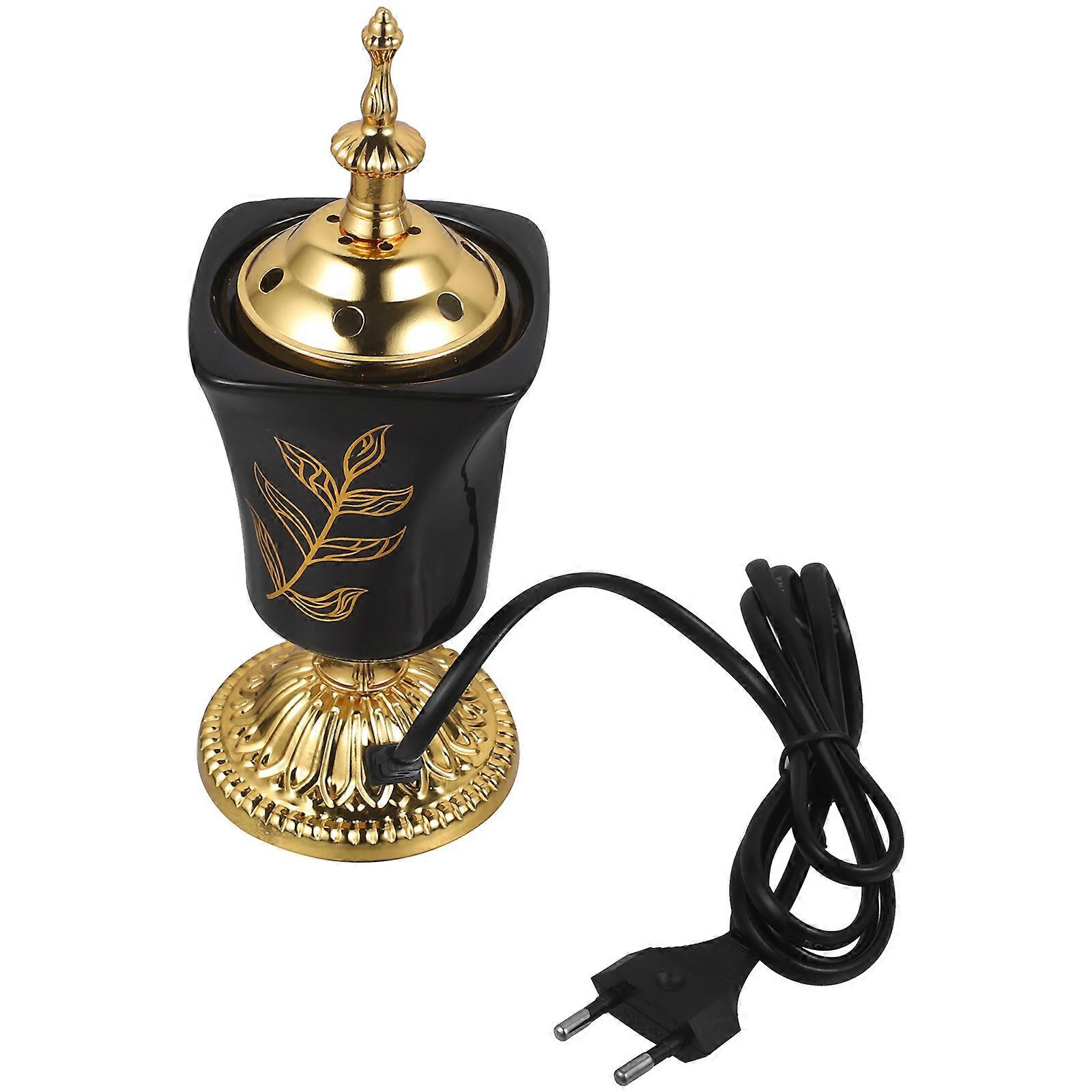 Tabletop Electric Censer For General Public With Designed For Resting And Relaxation, Artistic Shape, 2Pcs