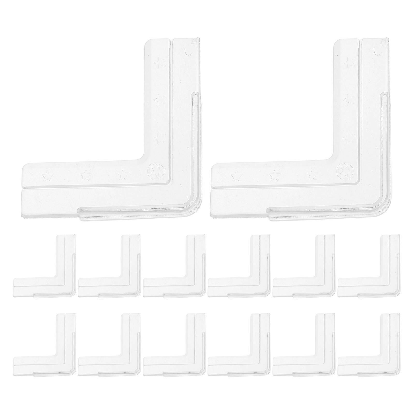 80Pcs Anti-Collision Transparent Corner Protectors For Furniture And Desk Child Safety 4.50X4.50X1.00CM