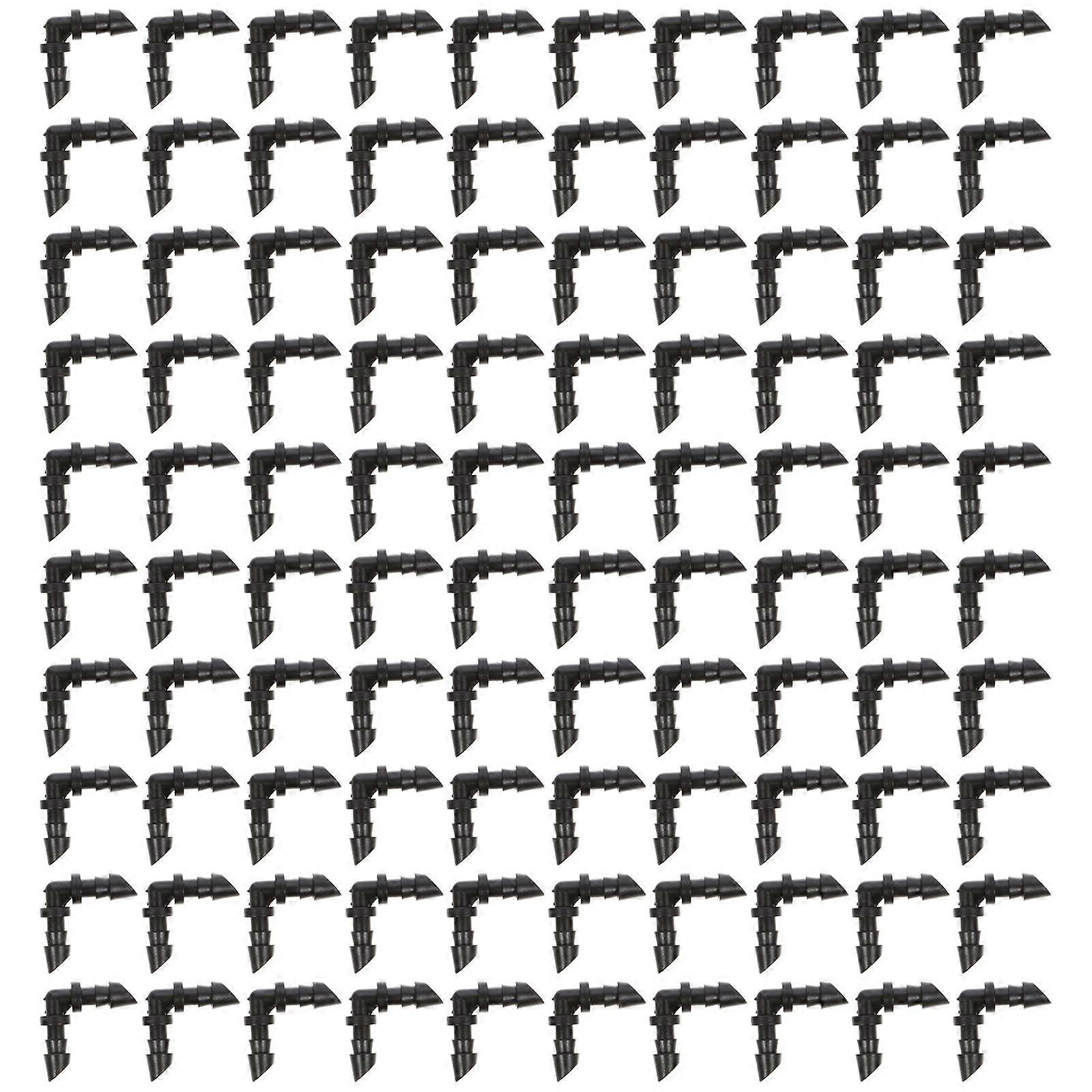Drip Irrigation Elbow Fitting Right Angle Connection Leak-proof Connection Plastic 70Pcs