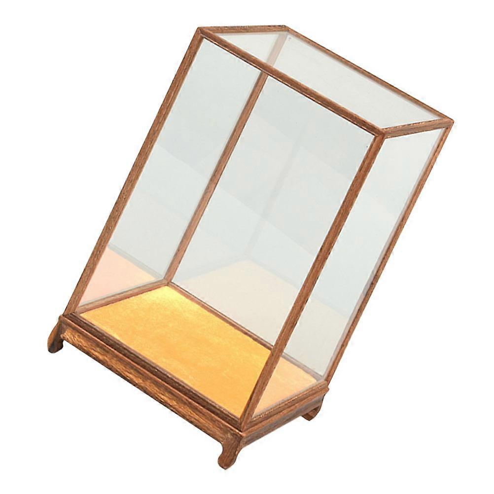Household Display Box 3Pcs Rectangular Transparent Display Case For Home Decor And Figurines Dustproof Accessory