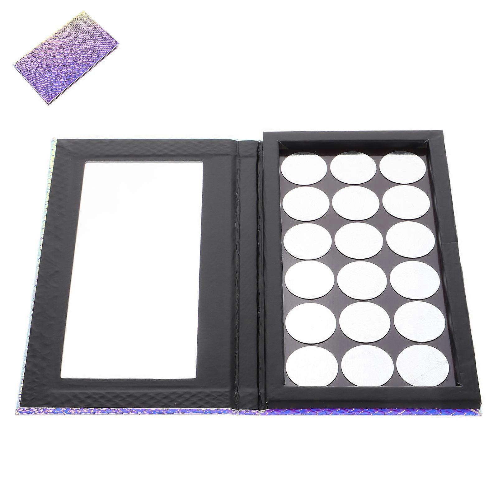 Empty Eyeshadow Container Makeup Case For Makeup Daily Use Space-saving Rectangle Style 5 Sets