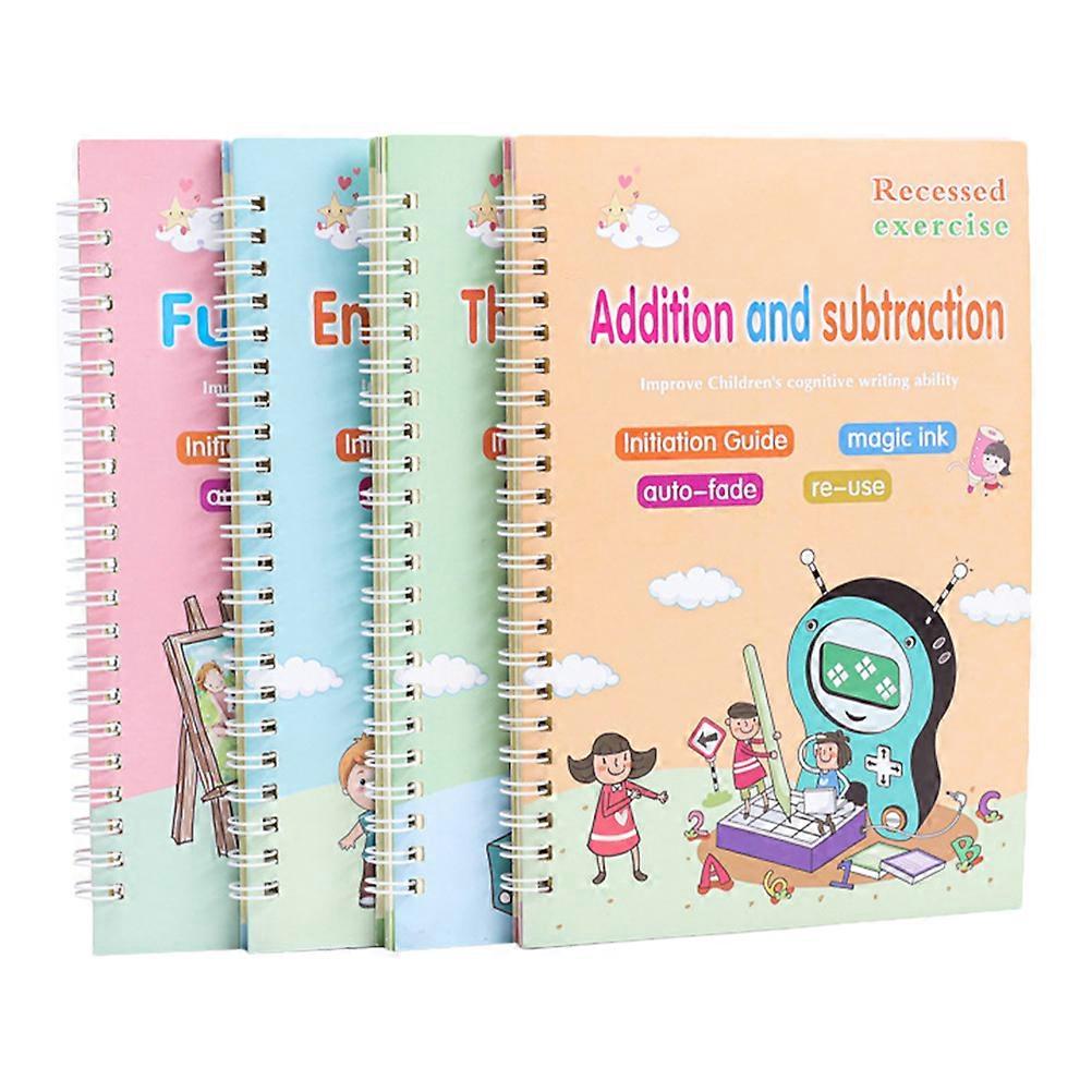3 Sets Alphabet Handwriting Books For Children Learning 21.00X14.50X1.50CM Handwriting Practice