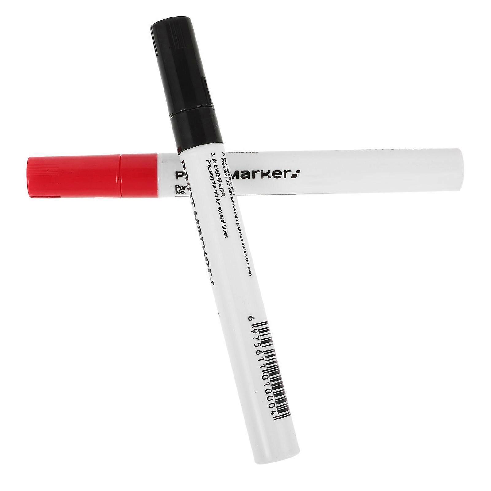 Monument Marker Pen Waterproof Paint Pen for Precise Marking 2Pcs