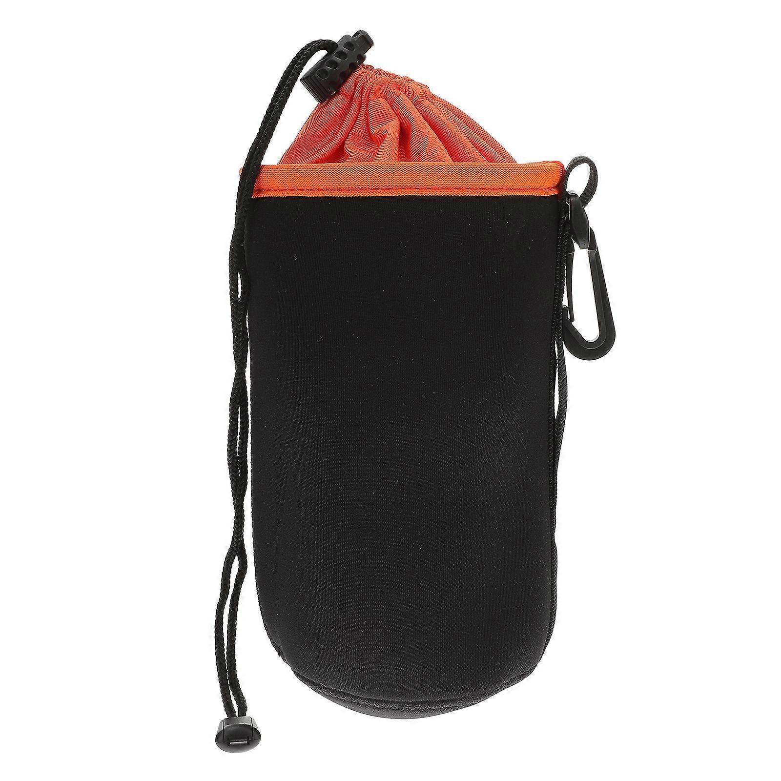 Pouch for Camera Dslr Lens Storage Bag for Travel 2Pcs Black
