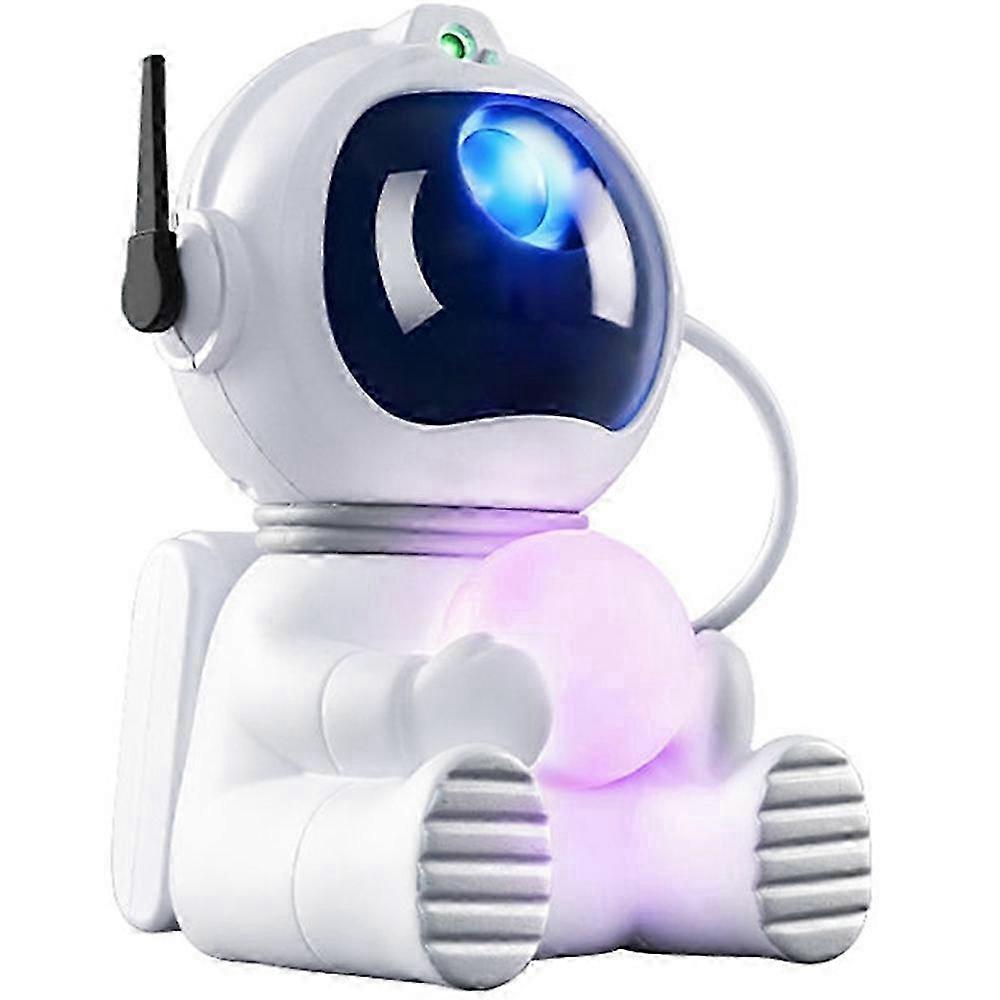 d7D JN2316 Lovely Astronaut Starry Sky Projection Lamp Bluetooth-compatible g2x Speaker 7 Color Moon