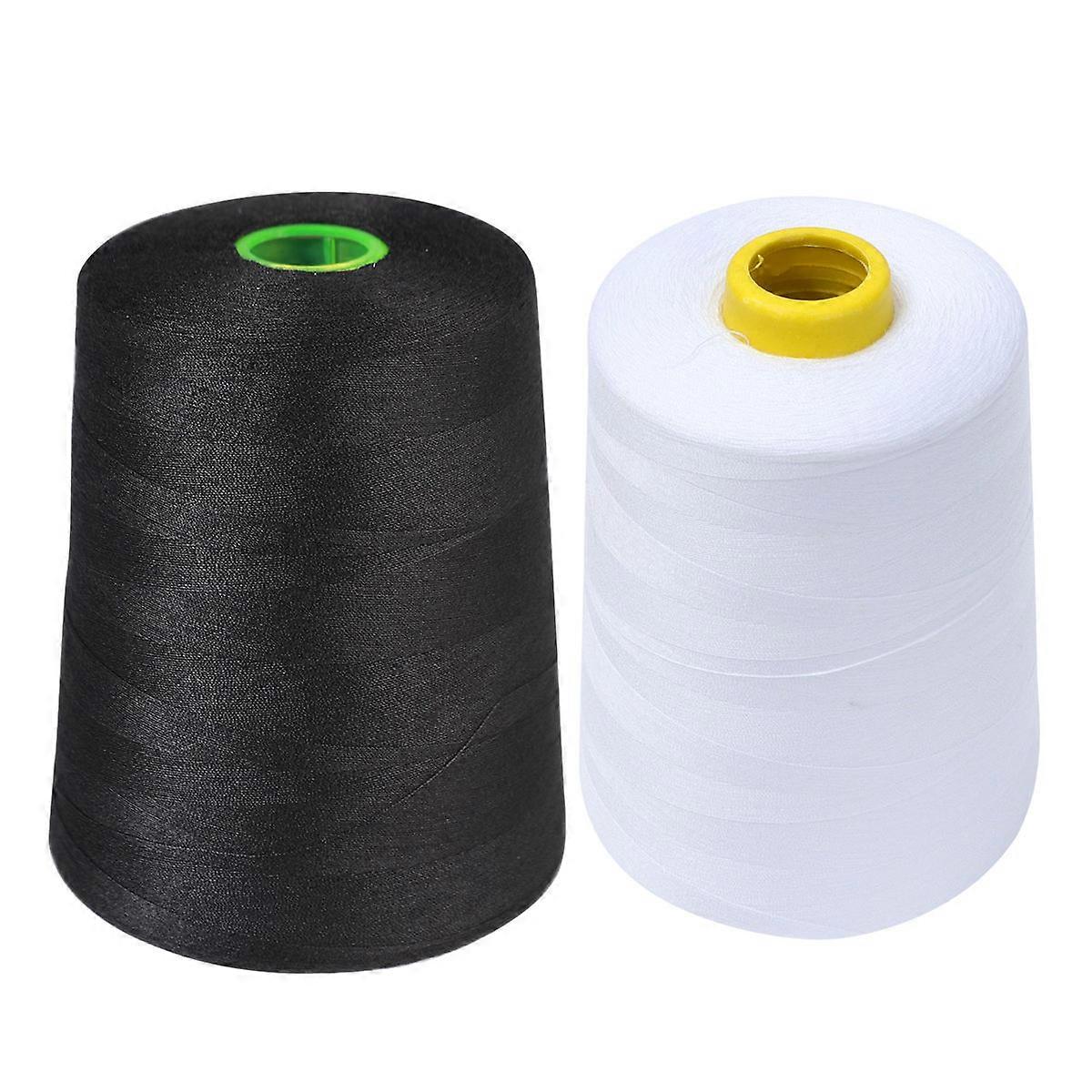 Sewing Thread Set For Clothes And Pants Designed For Women And Girls With And Low Lint Available In 8000 Yards 2Pcs
