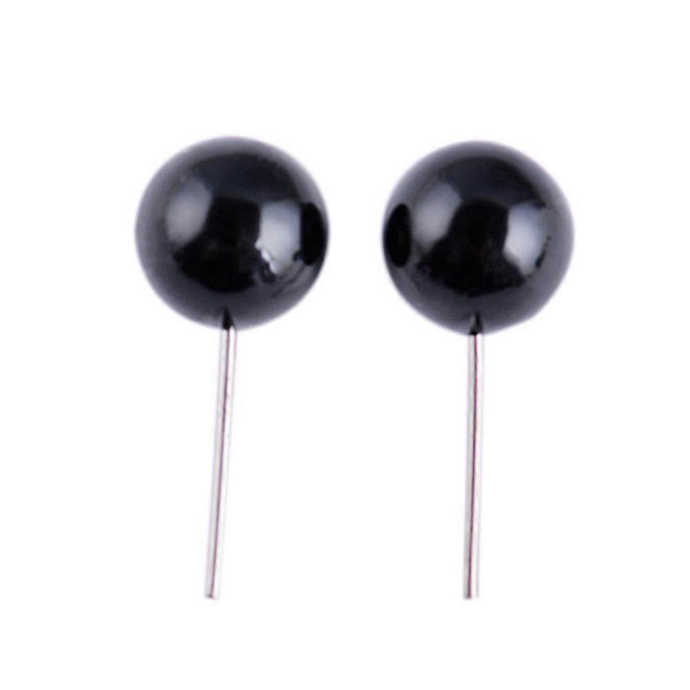 DIY Doll Eyes Accessories For Art Craft Projects 200 Pcs Toy Decoration Round Black Simulation Design For Children