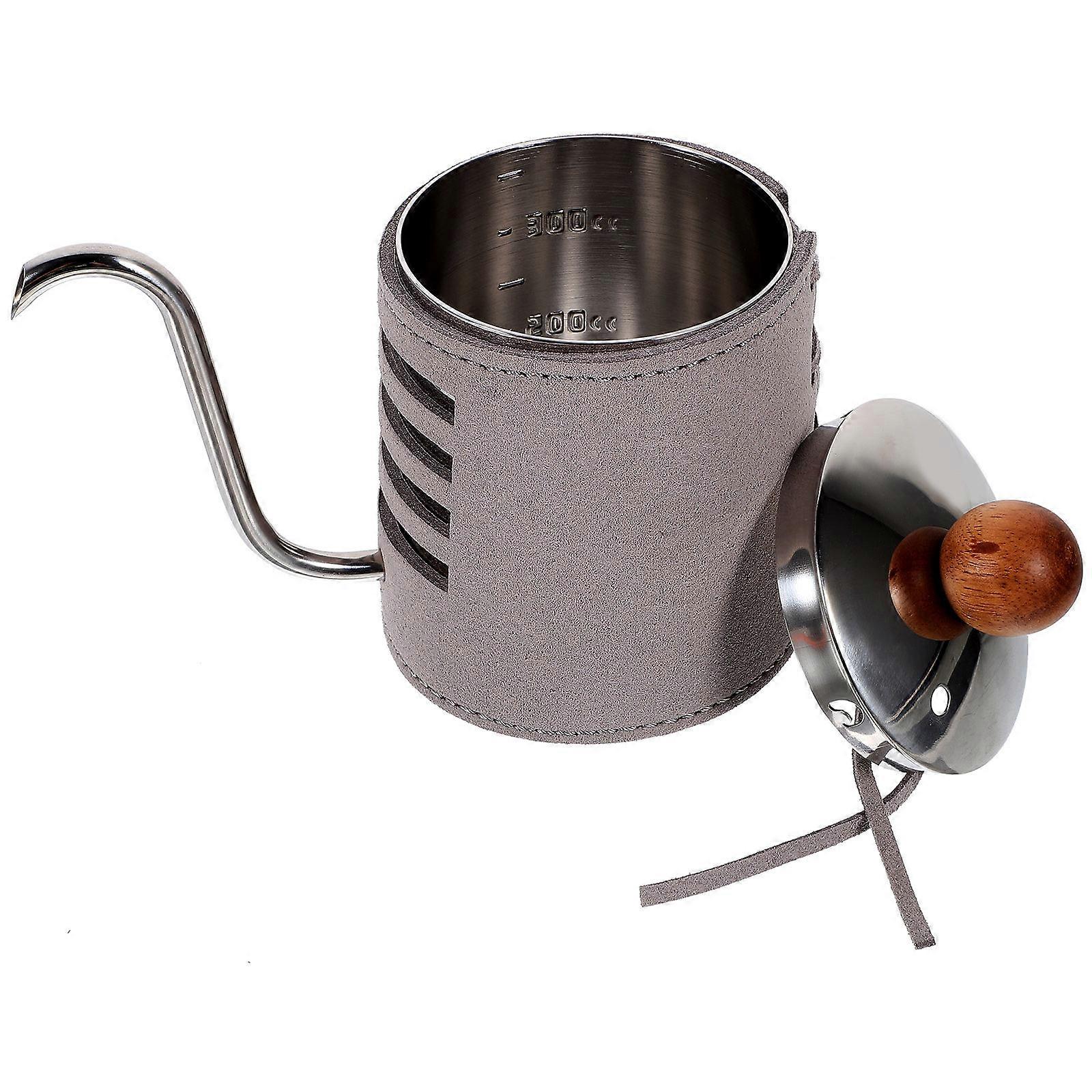 Kaffeekessel, Edelstahltopf zur Aufbewahrung, 300 ml, Grau, rostfrei