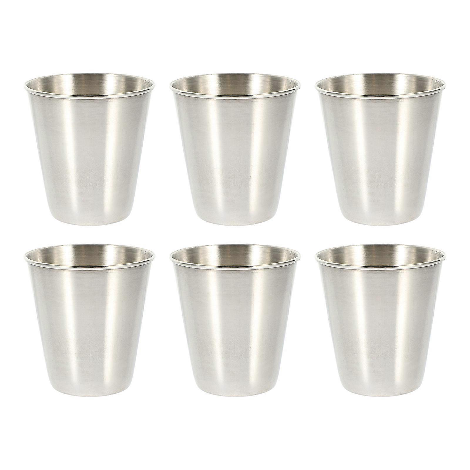12Pcs Stainless Steel Beer Cups Drinking