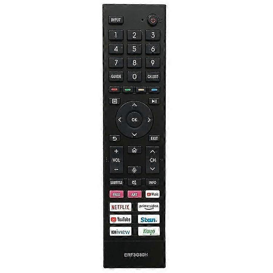 Hisense TV Remote Control Replacement ERF3G80H Plastic Compatible