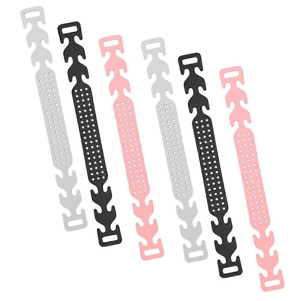 Elastic Strap for Mask Adjustable Buckle Rope for Men Women Prevents Slipping and Ensures Seal 6Pcs