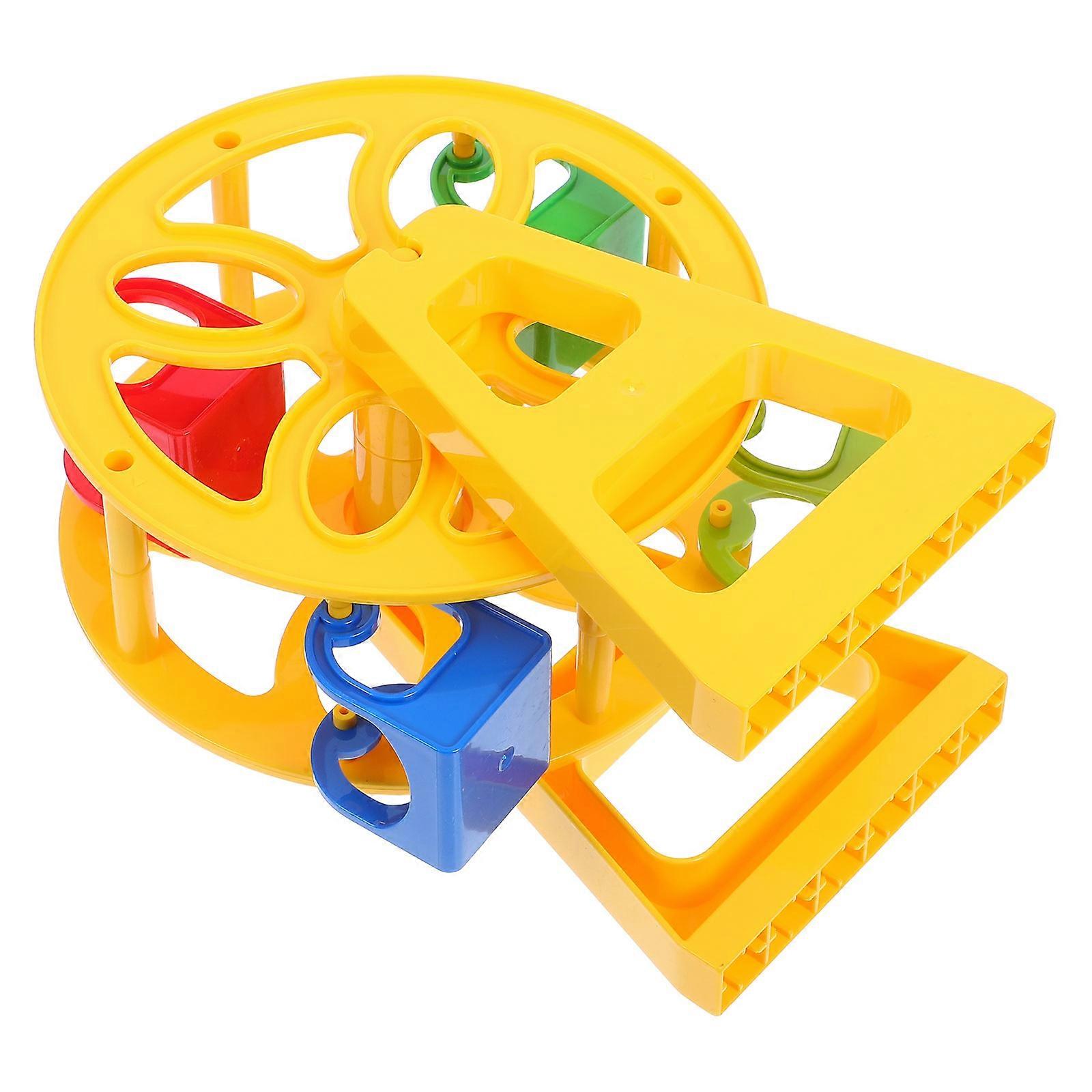 Mini House Ferris Wheel Accessory for Train Table Play 5Pcs