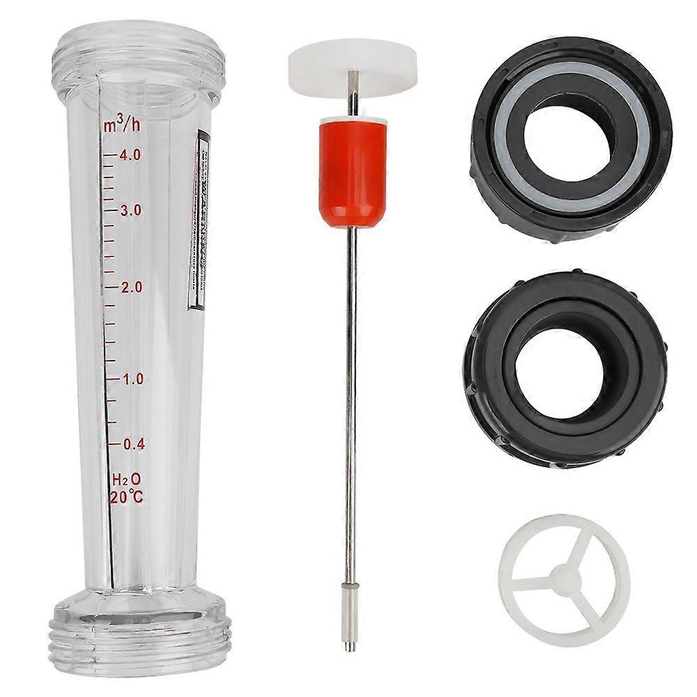 LZS-32(D) Plastic Tube Type Liquid Flowmeter Waterflow Measuring Tool 0.4-4m H Range