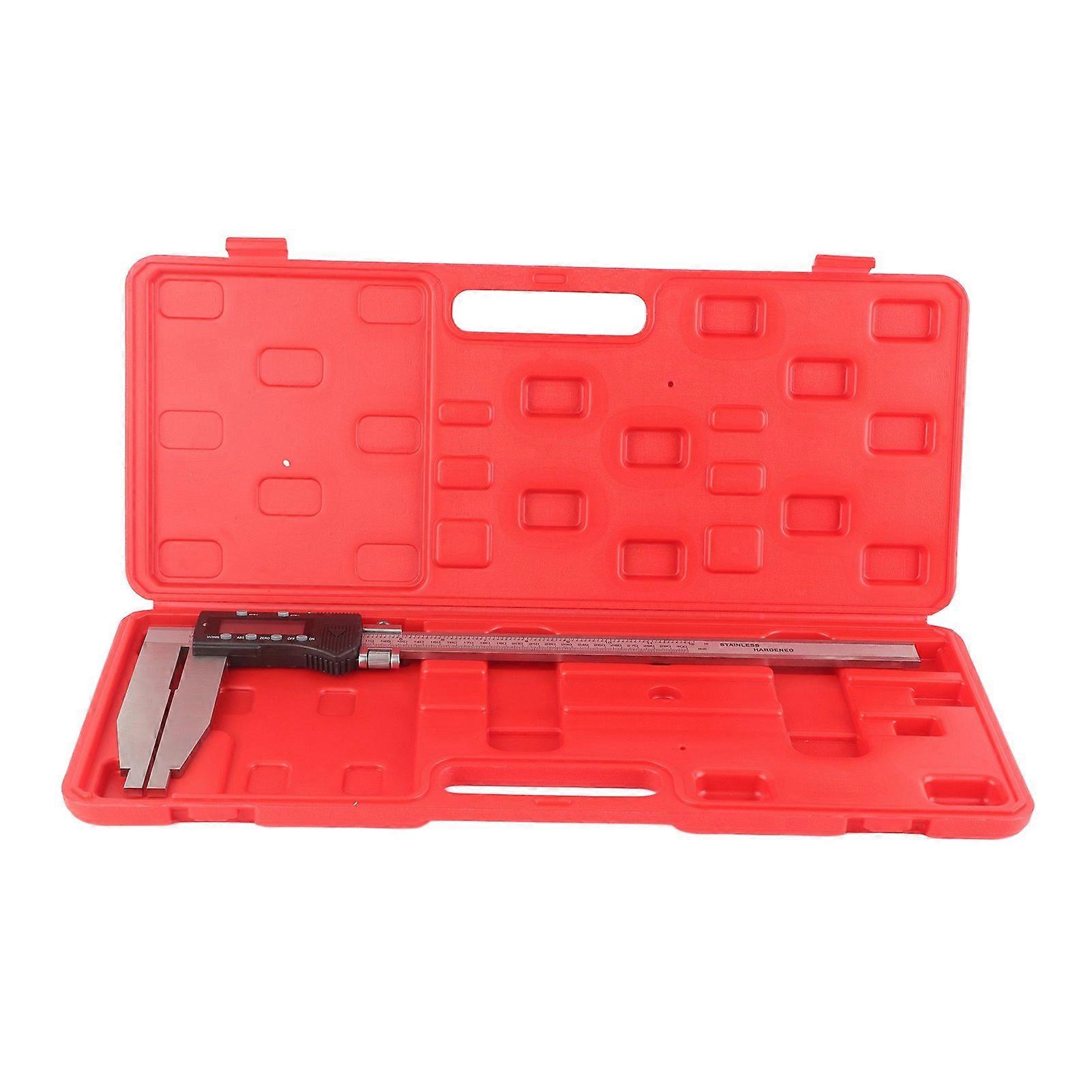 0300mm / 12 Zoll Digitaler Messschieber Edelstahl Messschieber mit langem Backenmesswerkzeug