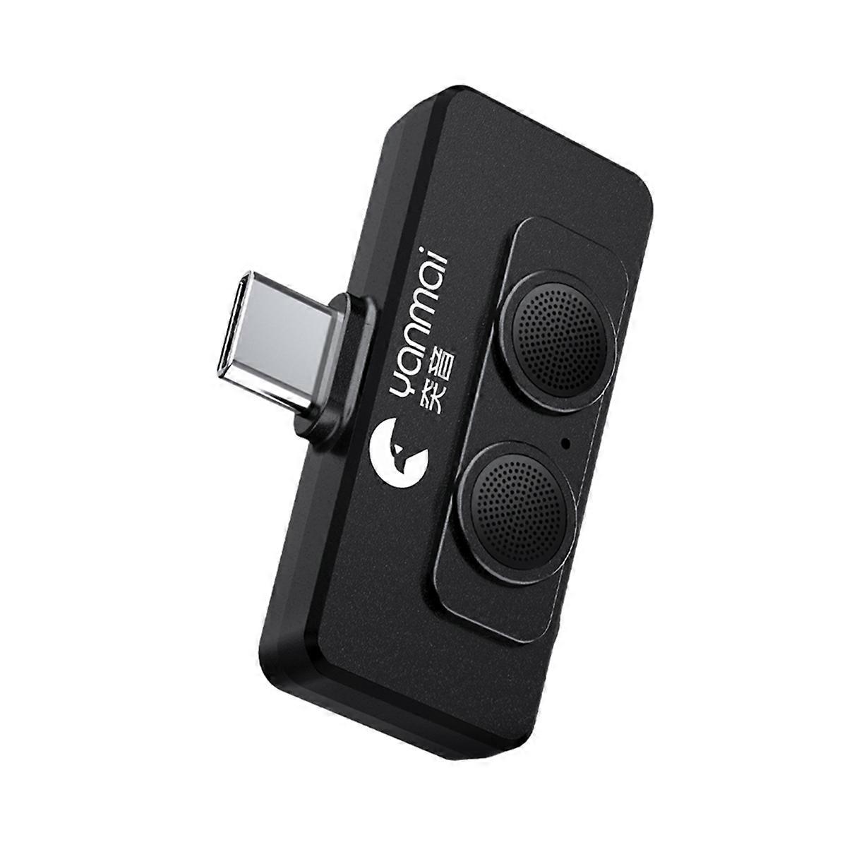  R6 Dual Microphone for Vlogging, AI Noise Reduction, Black