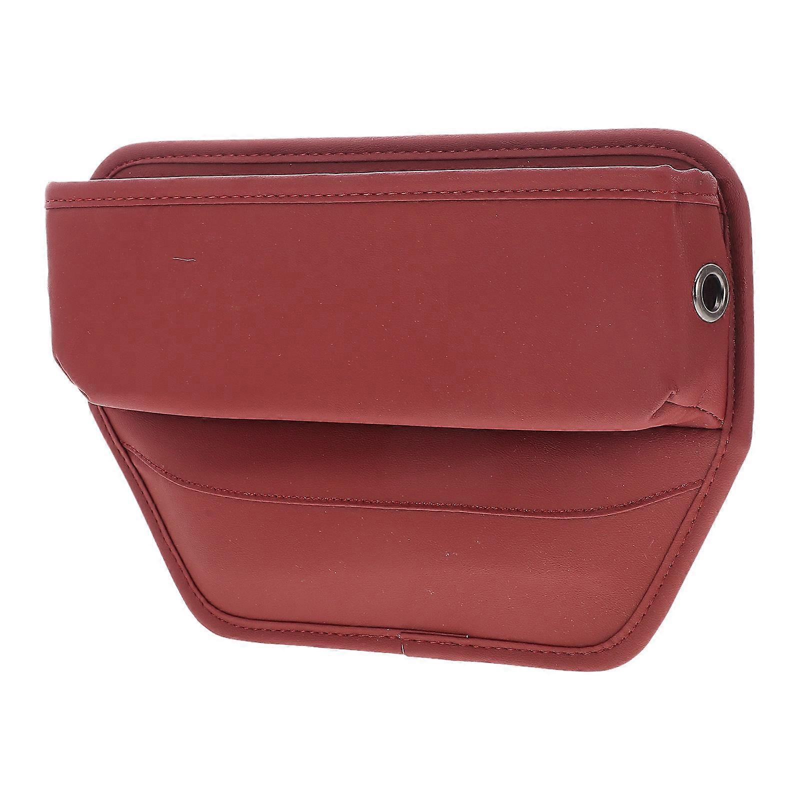 Car Seat Gap Filler Organizer for Convenient Storage 3Pcs Set in Red