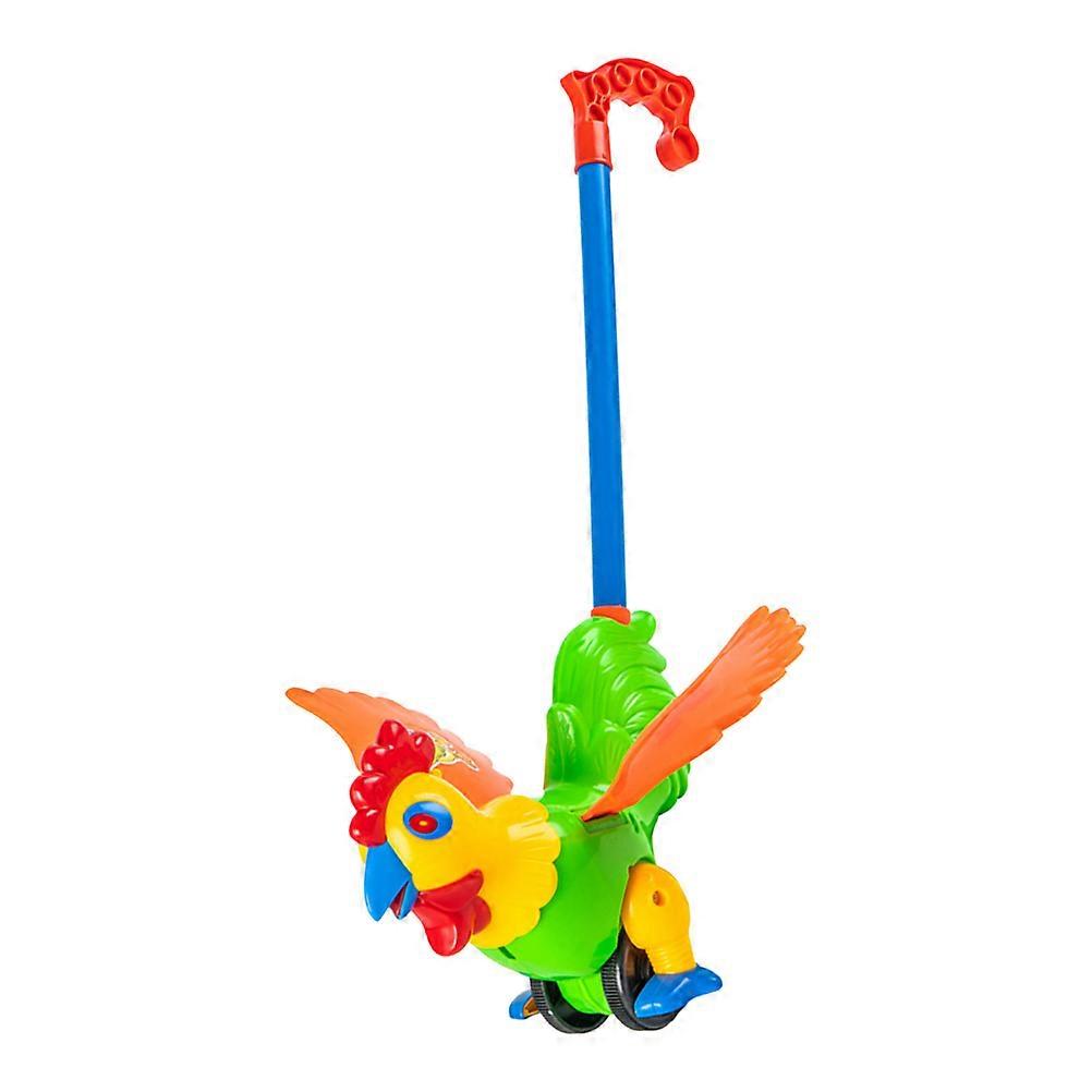 Push and Pull Baby Walker Toy with Cart Design for Babies Indoor Play Plastic 1Pack