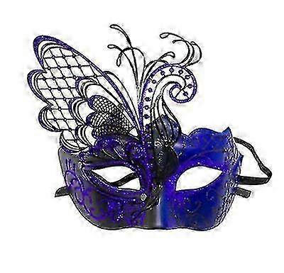 Halloween Butterfly Colorful Half Face Mask