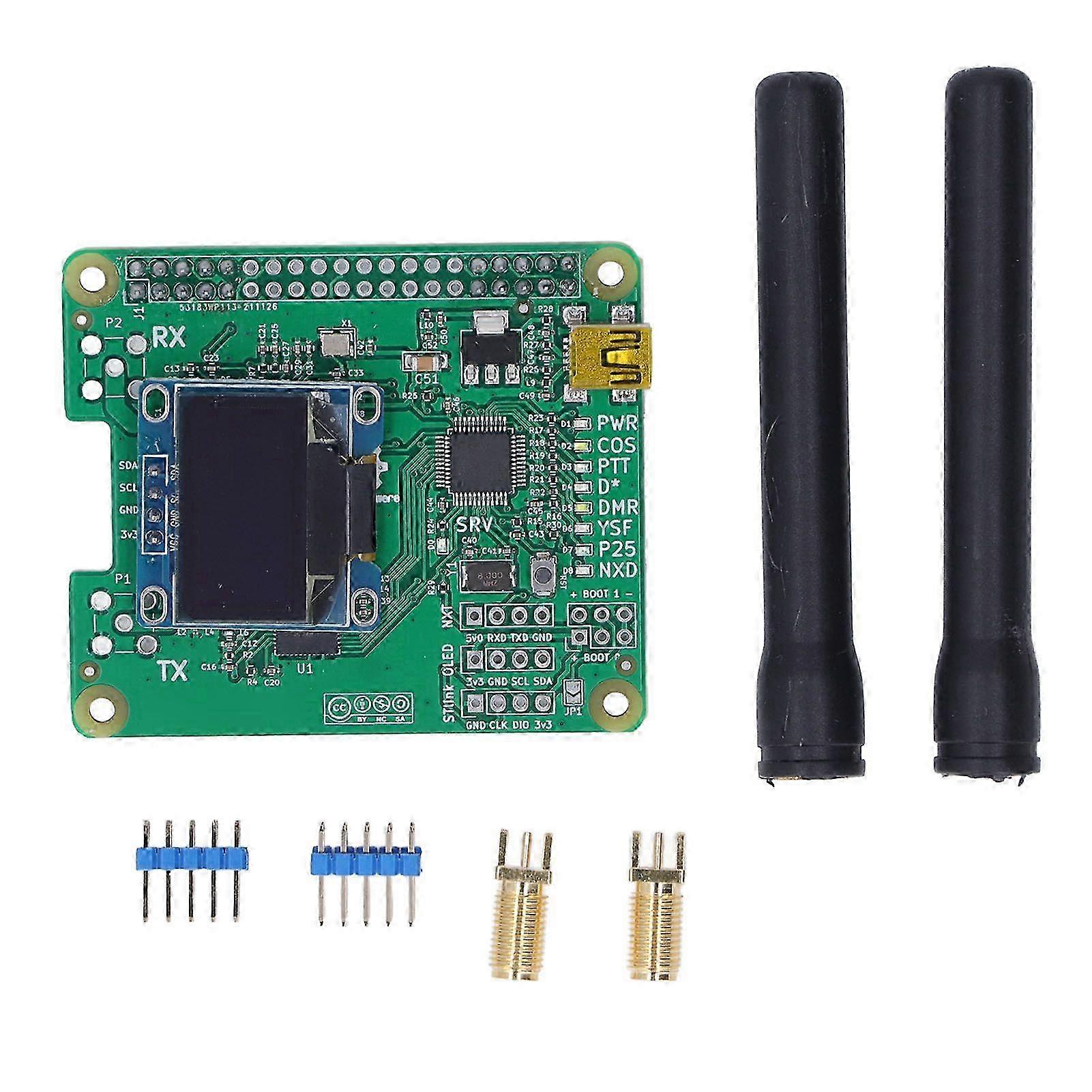 MMDVM HS Hotspot Board UHF VHF Firmware Pre Installed LED Display Duplex Hotspot Module