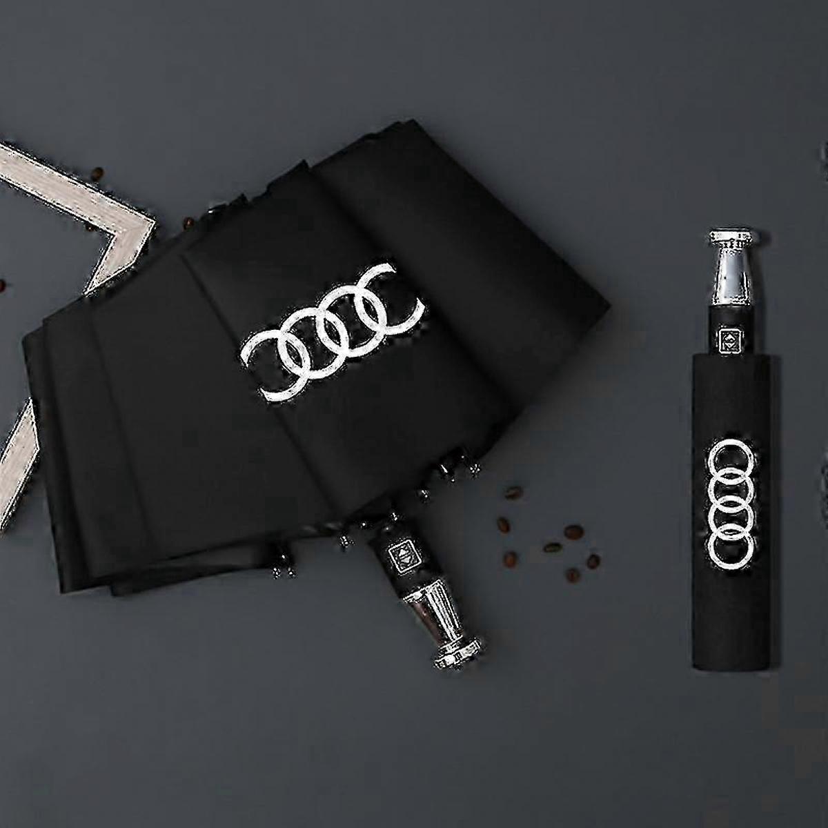 2025 Rain Windproof 10-bone Auto Logo Umbrella