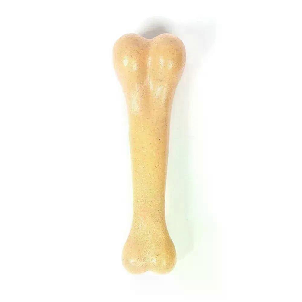 Artificial Bones Dog Toys Natural Non-Toxic Beef Flavor Simulation Bones Toy for Small Large Dog Sturdy Bite Resistant Chew Toy