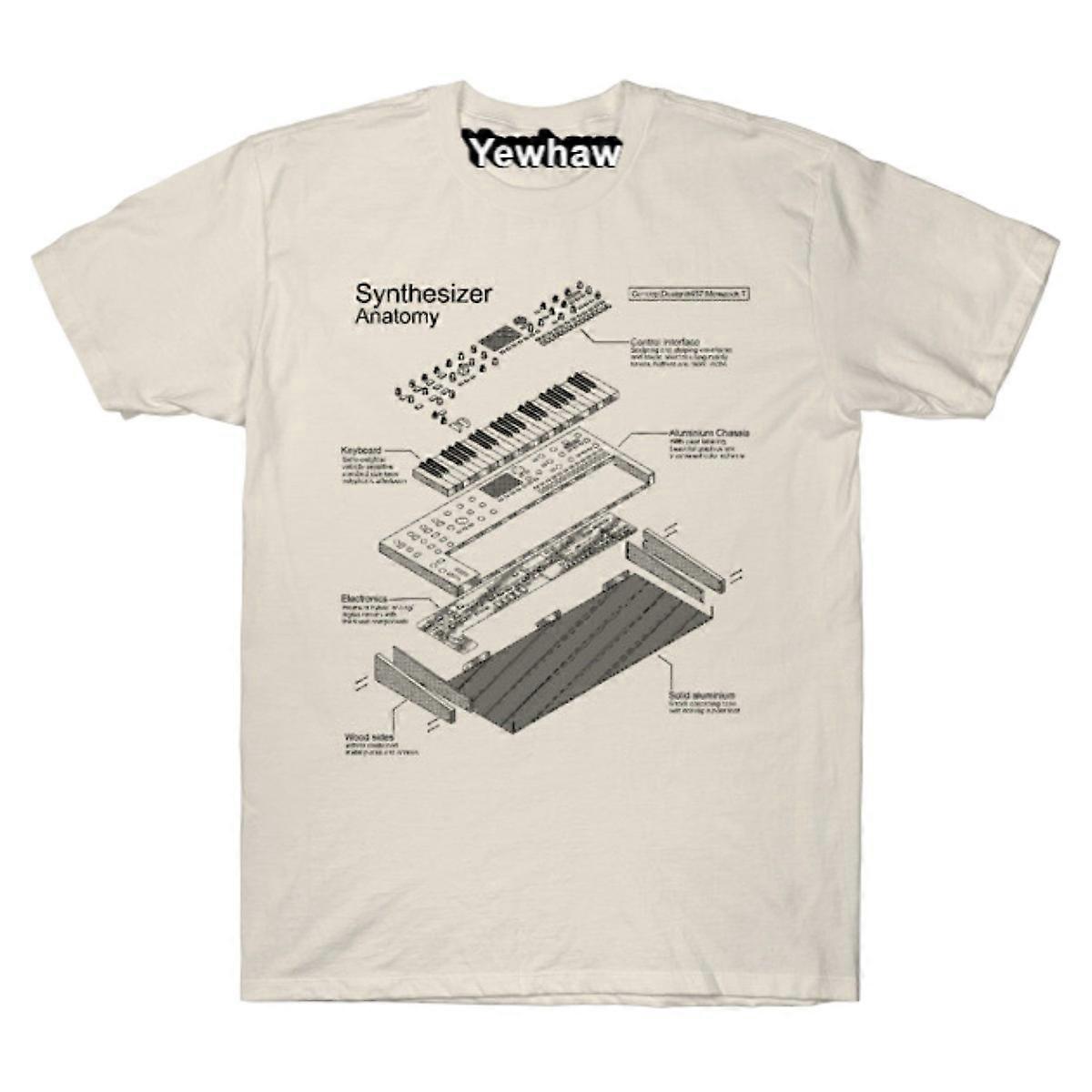 Synthesizer Anatomy design for Synth musician and music producer T-shirt