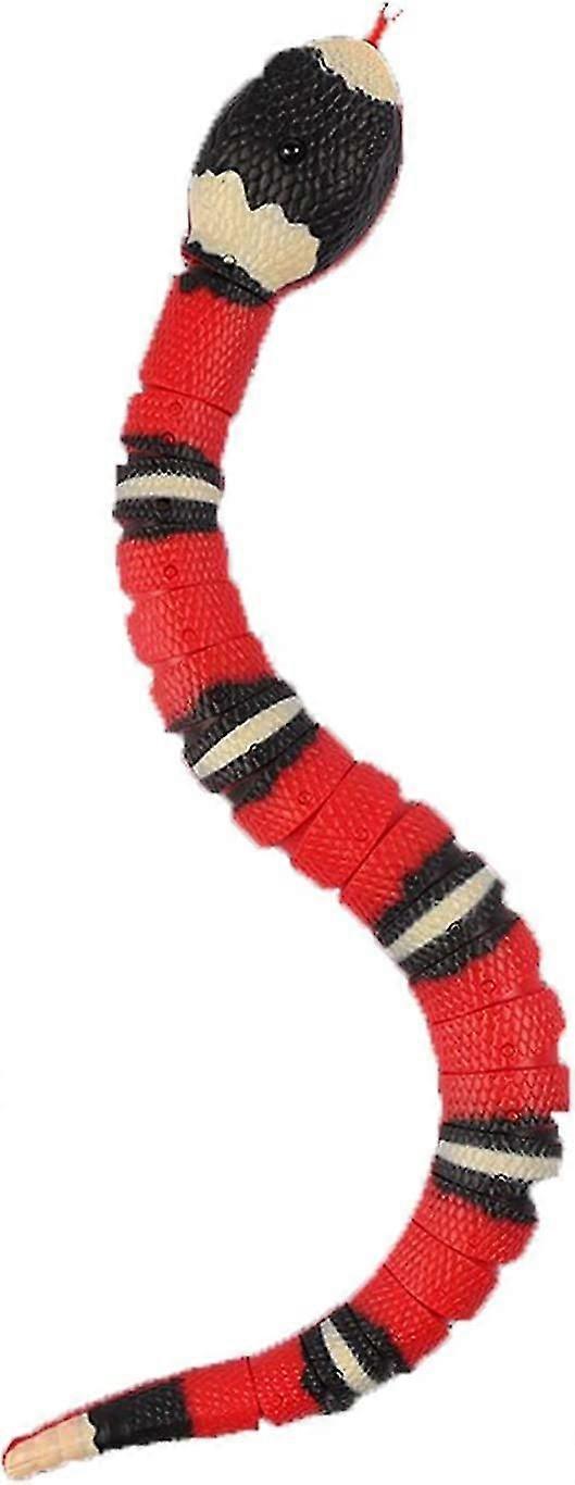 Electric Snake Toy, Realistic Simulation Snake Toy Cat Interactive Toys, Usb Electric Smart Sensing
