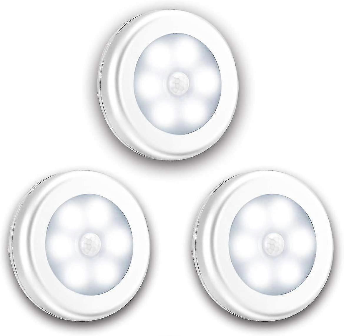 Motion Sensor Lights, 3 Pack Upgraded Version Led Night Lights, Motion Sensor Light Indoor Battery-p