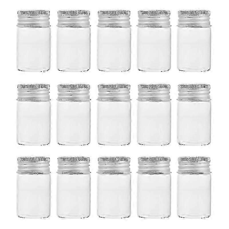 50pcs Glass Vial With Lid