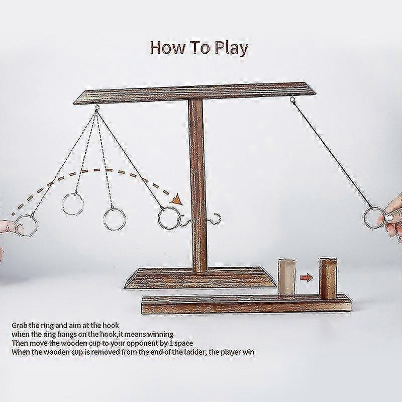 Adults Hook And Ring Toss Battle Craggy Game Party Drinking Interactive Game(Multiple Available)