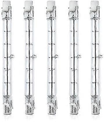 5個の調光可能なR7s 118mm 300wハロゲン鉛筆電球AC 220-240v 3100lm景観照明、セキュリティ、街路灯のための線形ハロゲン投光器